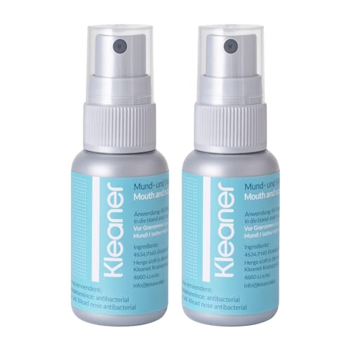 Kleaner Oral Toxin Cleanser Spray 30 ml – 2 Pack | Fast-Action Mouth Rinse for Festivals & Travel – Immediate Effect Lasting 1 Hour – Pocket-Sized Hygiene Spray - Avalo Supplies