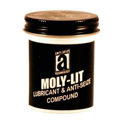 Moly-LIT 12002 Molydbenum Disulfide and Graphite Anti-Seize Compound, 2 oz, Black, Paste