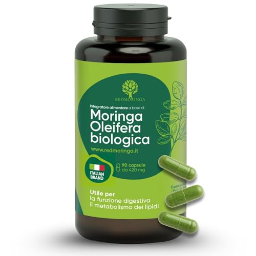 RedMoringa Integratore Moringa Oleifera Biologica -...
