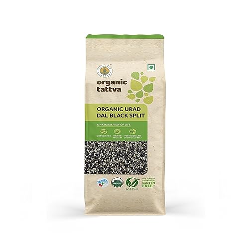 Organic Tattva Urad Dal Black Split, 500g