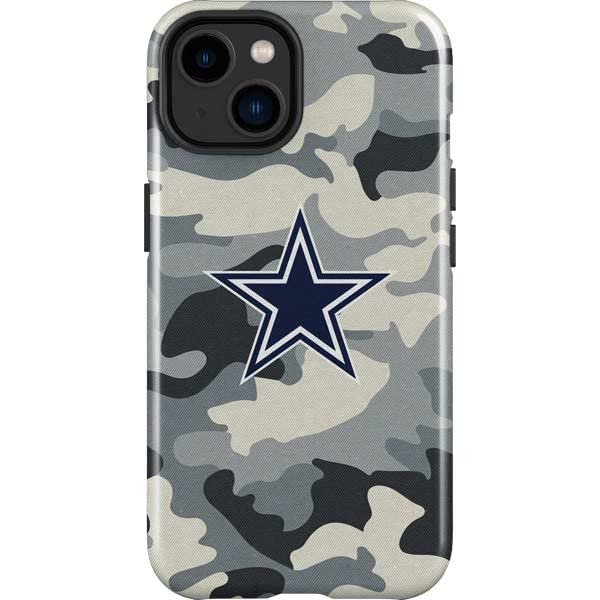 Skinit Impact Phone Case Compatible with iPhone 14 Plus - Officially Licensed NFL Dallas Cowboys Camo Design