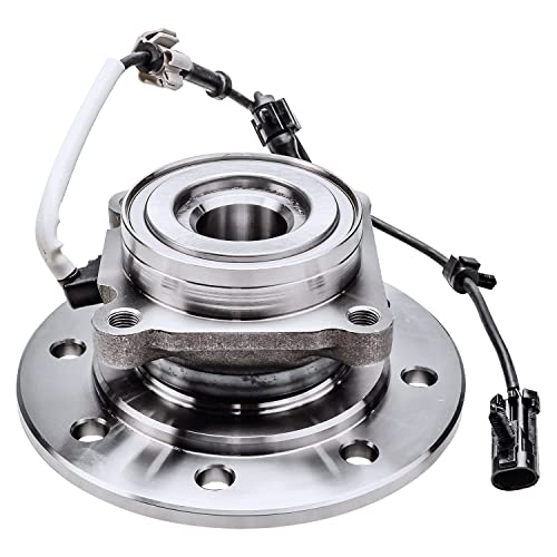 Image of Detroit Axle - 4WD Front CV Axle Kit for Chevy GMC K1500 K2500 Suburban K3500, CV Axle Shaft Wheel Bearing Hub Assembly 1997 1998 1999 Replacement