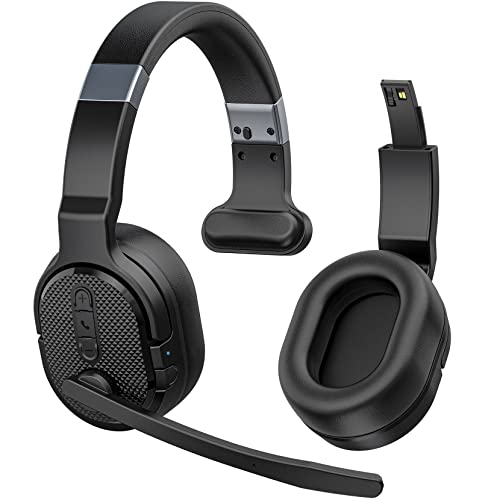 COSMUSIS Trucker Bluetooth Headset, Wireless...