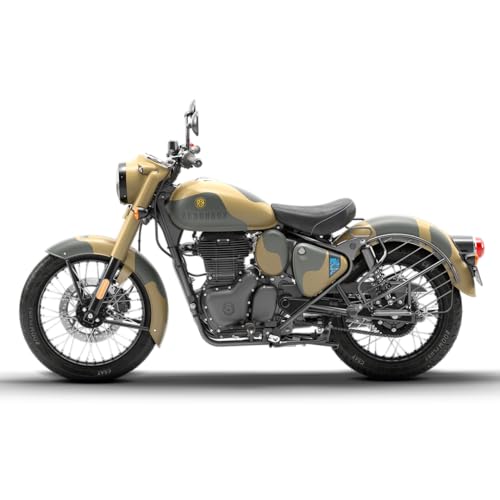 Image of Royal Enfield Classic 350 with Disc & Spoke Wheels Motorcycle (Commando sand) Booking for Ex-Showroom Price