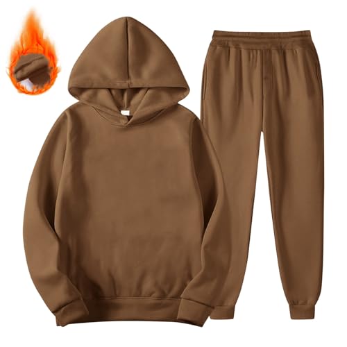 Survêtement complet ensemble de jogging molletonné sweat à capuche enfant - 2