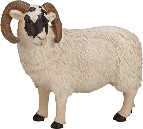 Showpiece Puzzles MOJO Premium handbemalte Bauernhoftier-Figuren (Schaf – Schwarze Ram) – Bild 3