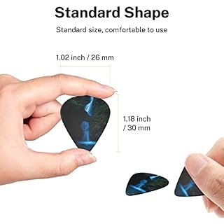 Waterfall Cliff Lot de 6 médiators imprimés pour guitare acoustique et électrique - Les Beatles, Paul McCartney, John Lennon, RIngo Starr, George Harrison Waterfall Cliff Lot de 6 médiators imprimés pour guitare acoustique et électrique – Image 7