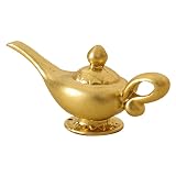 Gold 1/12 Miniature Aladdin Genie Lamp Decoration AccessoriesοΌGenie LampοΌDollhouse AccessoriesοΌDollhouse Decor