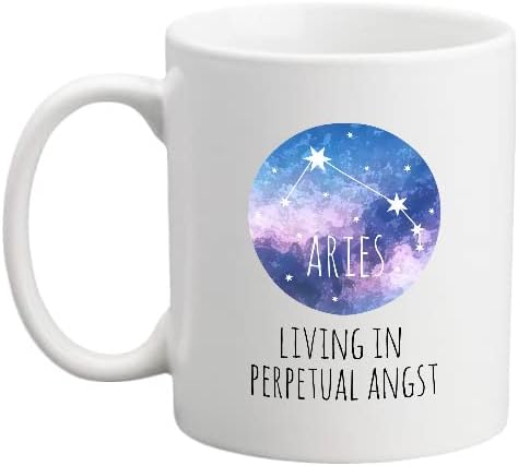 Moonlight Makers, Signs Of The Zodiac - Aries, 11oz Ceramic Mug, Funny Coffee Merch, Original Tea Cup