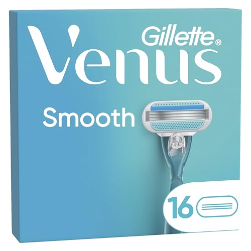 Lames de rasoir femme Gillette Venus Smooth - Pack de 16 rechanges longue durée