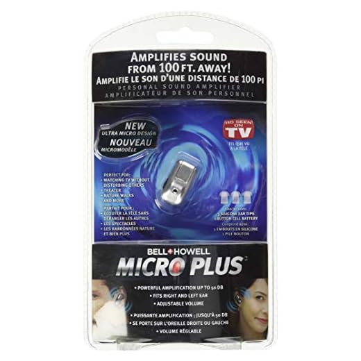 Bell and Howell 8397 Micro Plus Personal Sound Amplifier