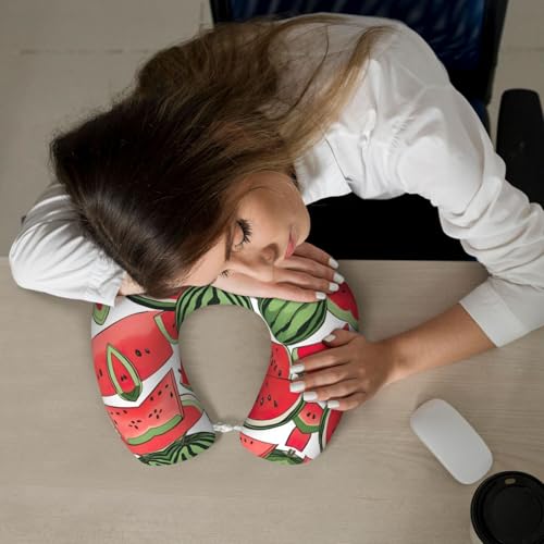 Almohada de espuma viscoelástica para cuello viajero miniatura 7