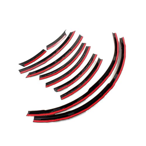 Párpados de rueda y guardabarros para Q7 RSQ7 tiras embellecedoras negro mate de coche 2006-2015 2