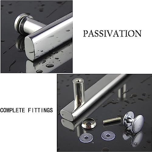 Poignées en verre inox 400 mm pour moderniser une cabine de douche