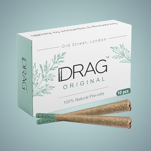See full amazon price history chart for Drag - Original (Mugwort Herbal Cigarettes) 100% Nicotine and Tobacco free - Pack of 10 Drag - Original (Mugwort Herbal Cigarettes) 100% Nicotine and Tobacco free - Pack of 10 (B0B6SVJS8X) Amazon Price History, Amazon Price Tracker
