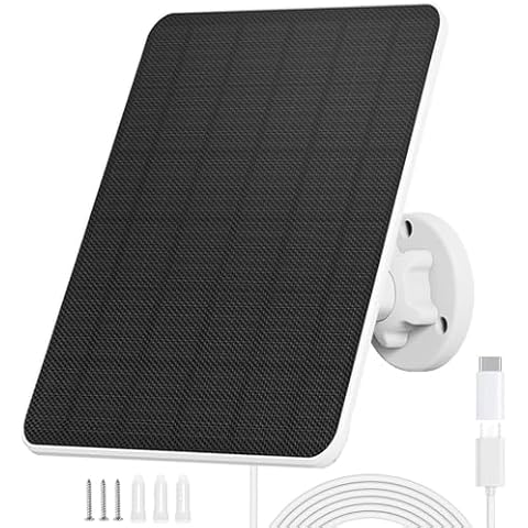 Rhorawill 6W Solar Panel for Cameras Cover