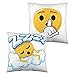 Emoji Cuscino con imbottitura reversibile 8 40 x 40 cm