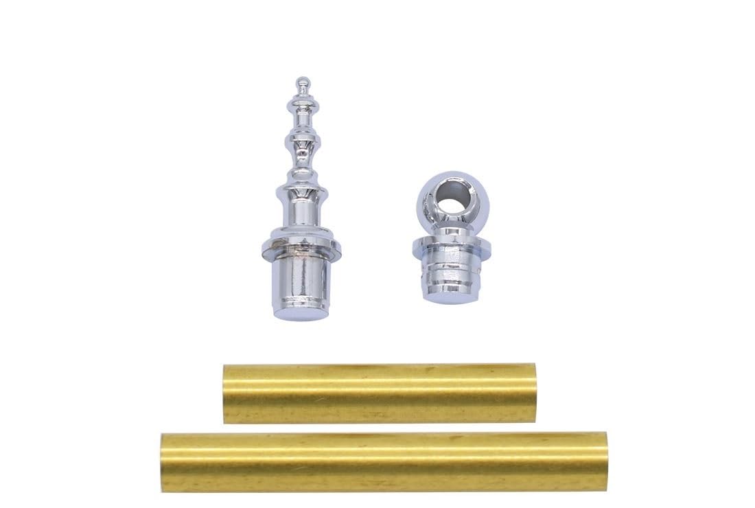 Tower Christmas ornament with two different size tubes