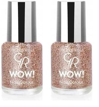 Golden Rose Wow Nail Color Glitter No:205 - Oje 2li paket