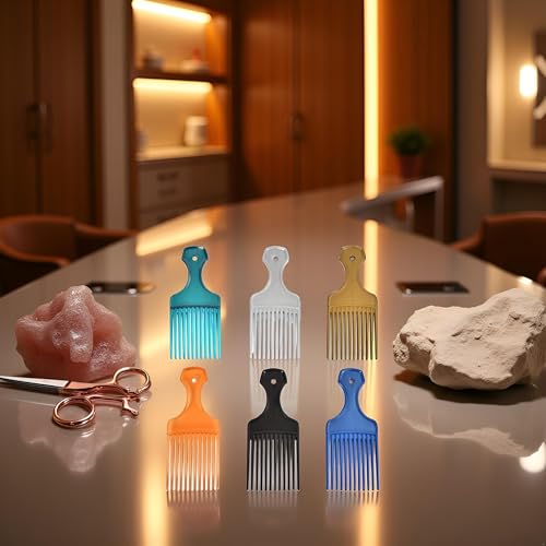Peine para cabello rizado y barbería, 1 pieza miniatura 3