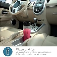Philips 5000 Series Standmixer - Mini Smoothie Maker, Abnehmbare Klingen, 700ml Becher, ProBlend Plus-Technologie, Leicht zu reinigen, Elegantes, kompaktes Design. 800Watt Leistung. Silber (HR2764/00) – Ansicht 6