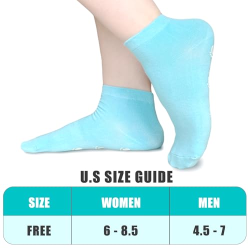 kilofly 5 pairs Non-Skid Soft Cotton Summer Slippers Gripper Socks Value Pack2