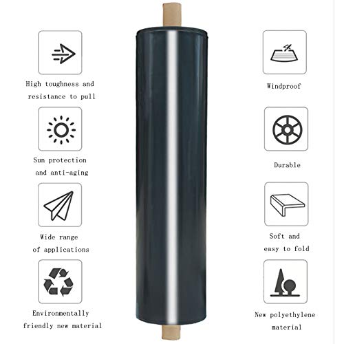 Bâche pour bassin en film imperméable haute densité de 90m² pour grand jardin