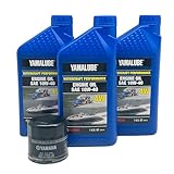 Yamaha Original OEM Yamalube LUB-WTRCG-KT-00 Watercraft Oil Change Kit W/Yamaha OEM Filter Part #5GH-13440-80-00