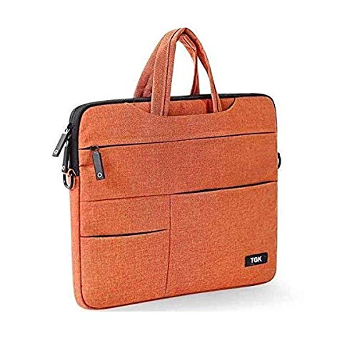 TGK® Waterproof Protective Laptop Sleeve Case Briefcase for 15.6 Inch Lenovo Ideapad (Velvet - Orange) (B07JB8FV2M) Amazon Price History, Amazon Price Tracker