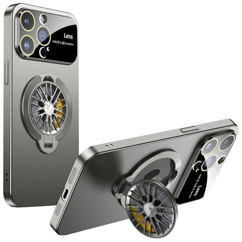 Coque iPhone 17 Air gris mate rigide magnétique