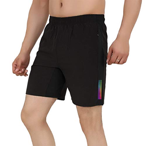 Image of NEVER LOSE Men's Lightweight Performance Training Shorts with Quick-Dry Fabric for Running, Gym and Everyday Workouts