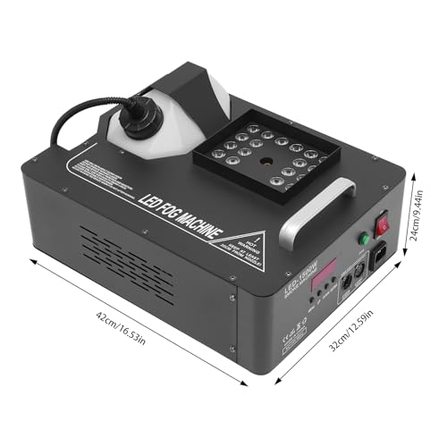 Máquina de humo profesional y eficiente de 1500 W con efectos de iluminación LED coloridos, ideal para fiestas, bodas, presentaciones en vivo y diversos eventos festivos miniatura 5
