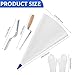 Flutesan 9 Pcs Tile Grout Masonry Mortar Bag Set Include 6 Pcs 12