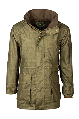 Mens Waterproof Tweed Shooting Jacket