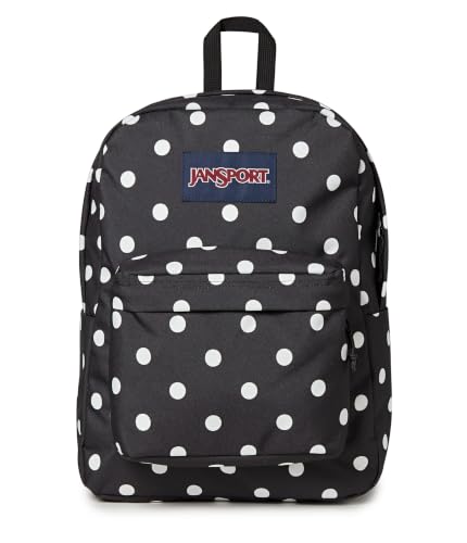 Image of JanSport SuperBreak One Backpack - Durable & Lightweight, 1 Main Compartment, Front Utility Pocket with Built-in Organizer, Spot On Black