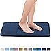 Produktbild FlamingoP fieldcrest Luxus Bad Teppiche, 43,2 cm von 61 cm, Memory-Foam, Navy Striped, 17" x 24" One Piece