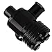 Universal Adjustable Turbo Blow Off Valve,Turbo Splitter Valve,Recirculating Dump Valve Kit Compatible with GTi Golf Audi Beetle Jetta A3 A4 A6 TT 1.8T, By LIYYOO