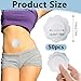 SNOMEL 50 Pieces Disposable Castor Oil Belly Button Patch, 2.75