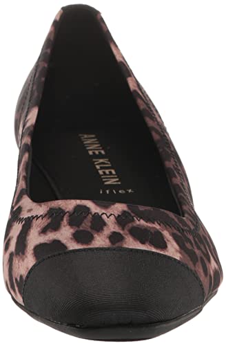 Anne Klein Women’s Carlie Comfortable Ballet Flat, Leopard, 9.5 #TOP1