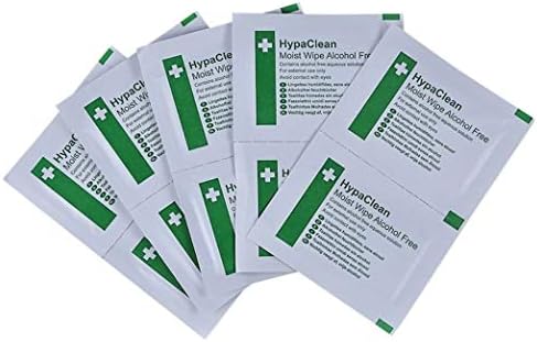 HypaClean Moist Wound Cleansing Wipes - Alcohol Free (Pack of 10)