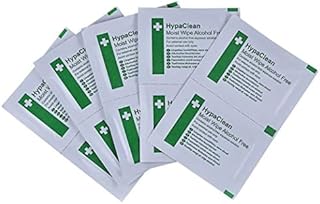 HypaClean Moist Wound Cleansing Wipes - Alcohol Free (Pack of 10)