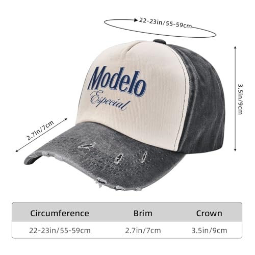 Gorra Baseball Denim Hombre Mujer Unisex miniatura 6