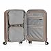 Traveler's Choice Pagosa Hardshell Expandable Luggage with Spinner Wheels, Latte Beige, 22-Inch Carry-on