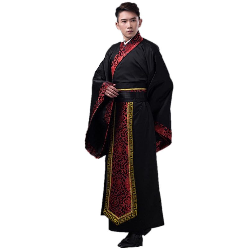 Hombres Hanfu Ropa Tradicional China Antiguo Traje Festival Etapa Rendimiento Ropa Traje de Baile folclórico