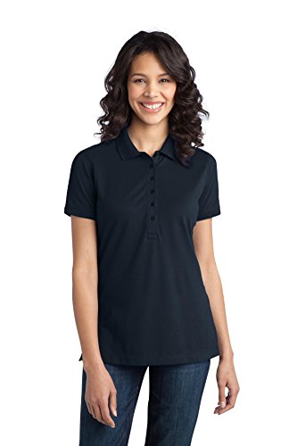 Port Authority® Ladies Stretch Pique Polo. L555 Dress Blue Navy 3XL