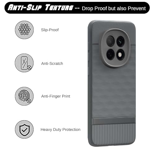 Image of Shockproof Case for Oppo F29 Pro 5G | Full Camera Protection | TPU Flexible Back Cover for Oppo F29 Pro 5G (Graphite Grey)