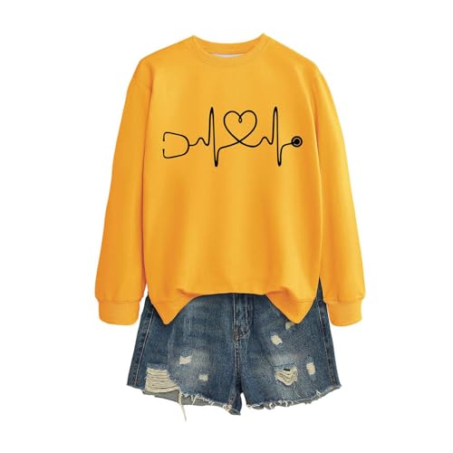 Sweat-shirt décontracté imprimé pour vos sorties quotidiennes et moments de détente à la maison