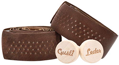 Nastro Manubrio In Pelle Vera Gusti Rublebar - 200cm Per Biciclette Vintage - Foto 9