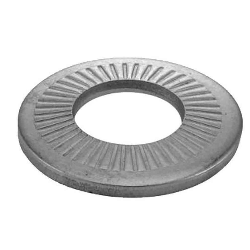 D-Work - Arandelas cónicas estriadas serie ancha 8 mm - NFE 25511 - Acero inoxidable A4