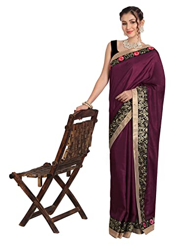 Image of Kuki Women's Georgette Saree With Blouse